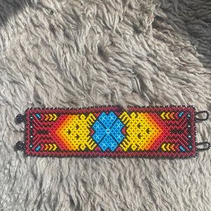 Huichol peyote bracelet